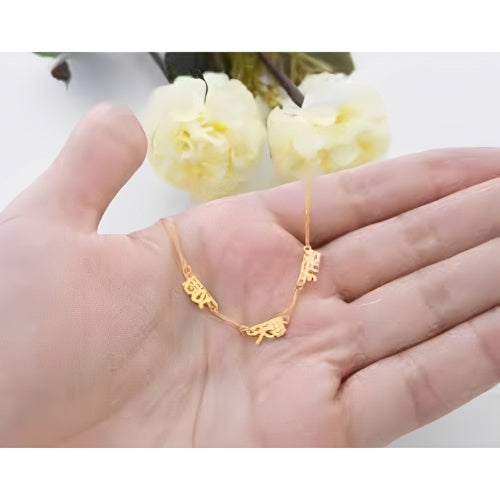 1-3 Name Chinese Font necklace, Pendant Personalized Tiny Mandarin Necklace