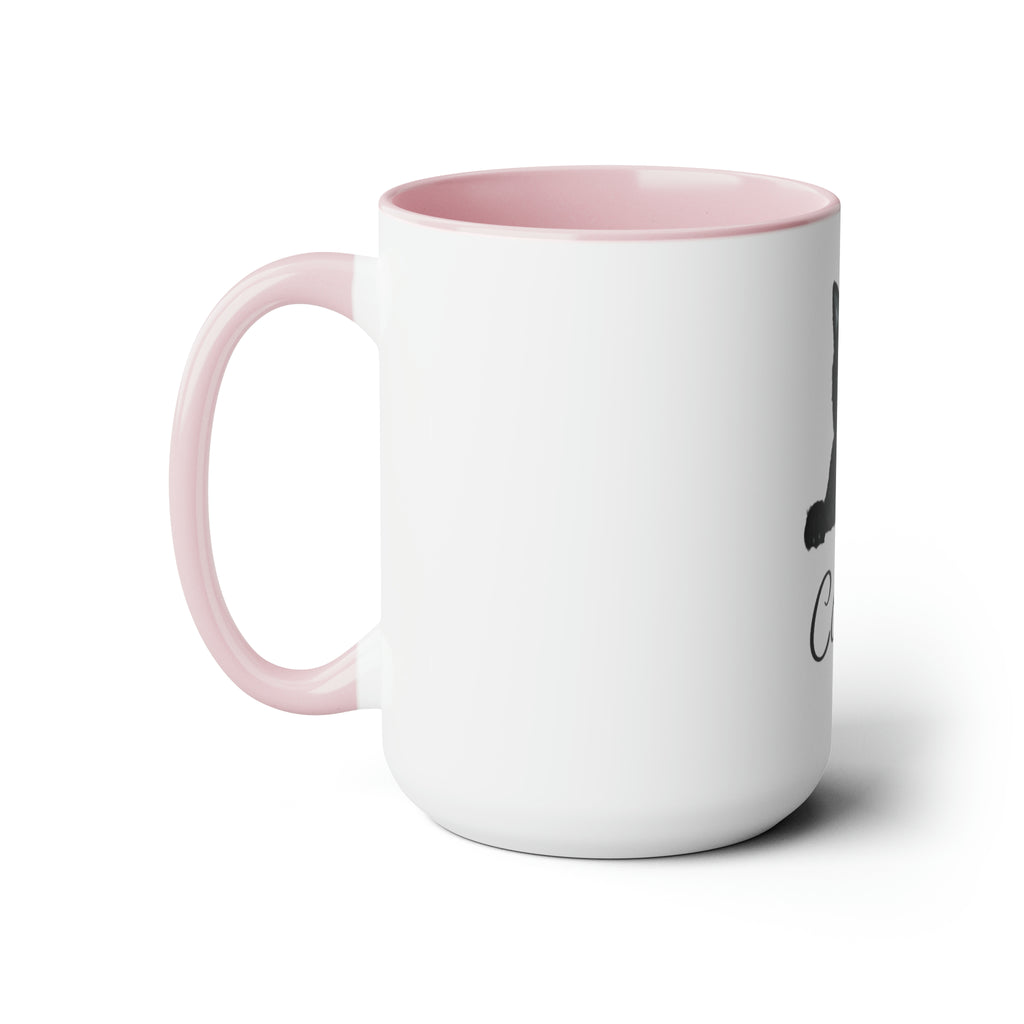 Two-Tone Coffee Mugs, 15oz