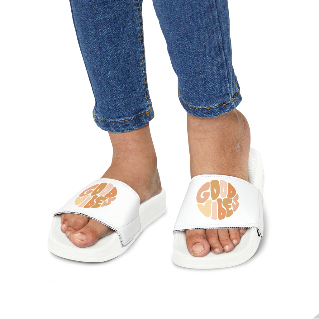 Youth PU Slide Sandals