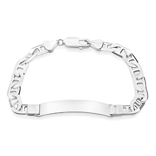 Men Name plated Bracelet Engraved Name Bracelet Mens Name Bracelet Silver, Gold Jewellery