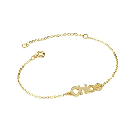 Gold Anklet Design Customized 1-3 Namea Personalized 1-3 Names