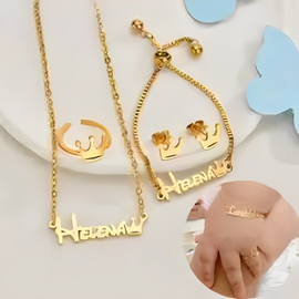 AALIA JEWELRIES Kids Drawing Customized Made In Gold Plated Provide Your Kids Drawing To Customize Silver Gold Pendant Necklace Bracelet According To Your Order Birthday Grand Cleanup