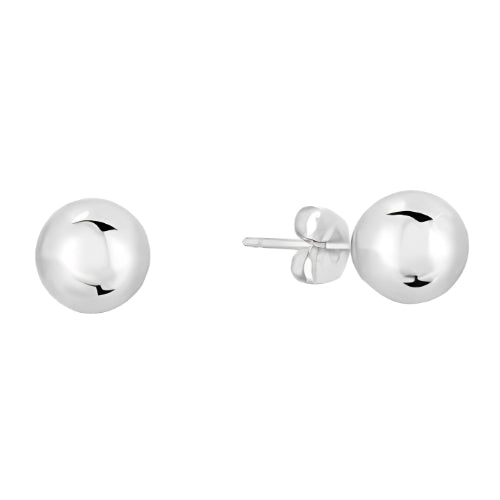 customized Pearl Silver stud Earrings Gilrs Kids Personalized Jewelry