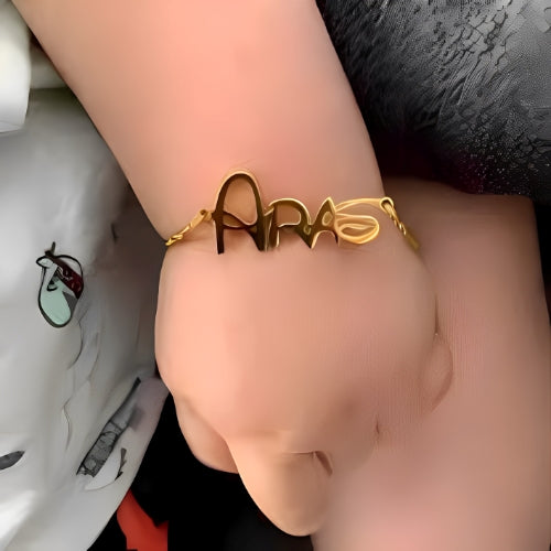 kids jewelry kids bracelet, personalized Gold name bracelet custom name bracelet