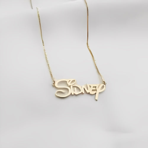 AALIA JEWLERIES Pendants customized Disney personalized kids Baby Gold rose or silver necklace Jewelry Gift  baby kids girls Birth Birthday Mom Cleanup