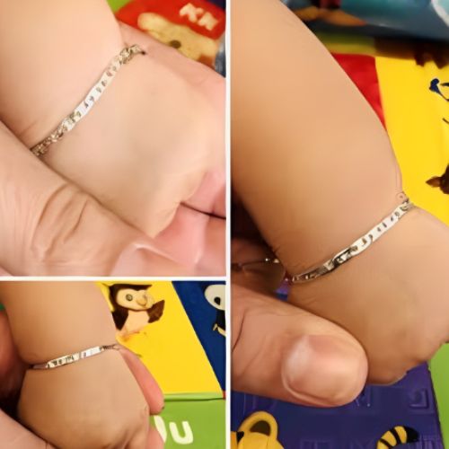 Special kids jewelry Personalised Engraved Name bracelet Silver Customized Name bracelet