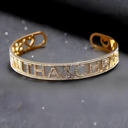 kids jewelry kids bracelet personalized Gold name with Zircon bracelet custom name bracelet