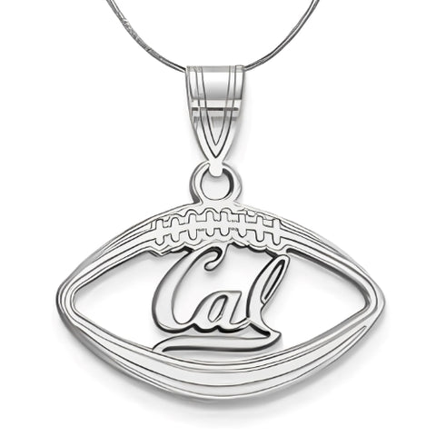 American Football Symbol-Silver Customized Name-Initials-team-initials- Men-Women-Silver- Necklace.