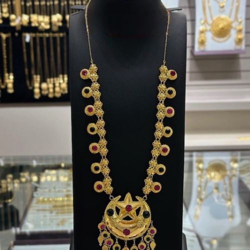 Beauti Arabic Special Design Gold Necklace jewelry for Birthday, wedding, negagement, Valentines and Special Gifts.