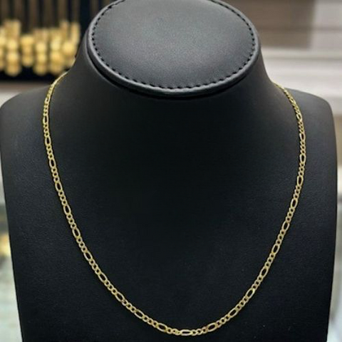 Beautiful Arabic Modern Simple Design Single Gold Necklace jewelry for Birthday, wedding, negagement, Valentines and Special Gift.$220
