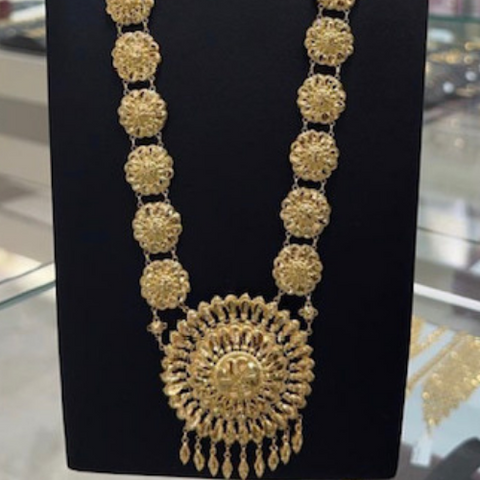 Beautiful Arabic Special Design Gold Necklace jewelry for Birthday, wedding, negagement, Valentines and Special Gifts.