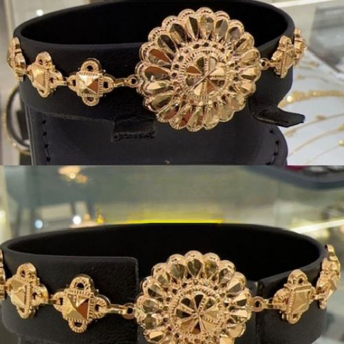 Beautiful Arabic Special Design Gold Bracelet jewelry for Birthday, wedding, negagement, Valentines and Special Gifts. (4)_cleanup