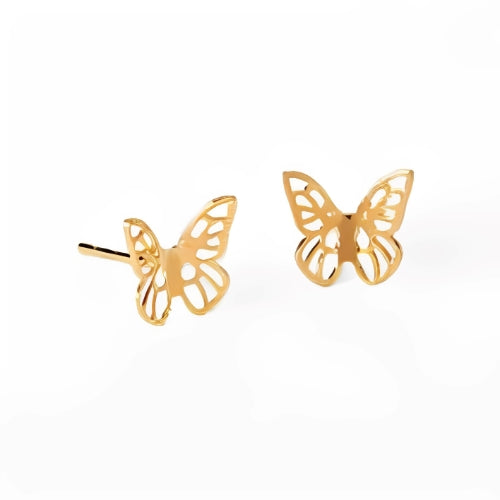 Beautifully Restrained Design of High Quality Gold Plated Butterfly.