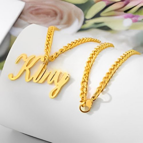 AALIA JEWELRIES Best Personalized Jewelry name necklace, Personalized pendant....