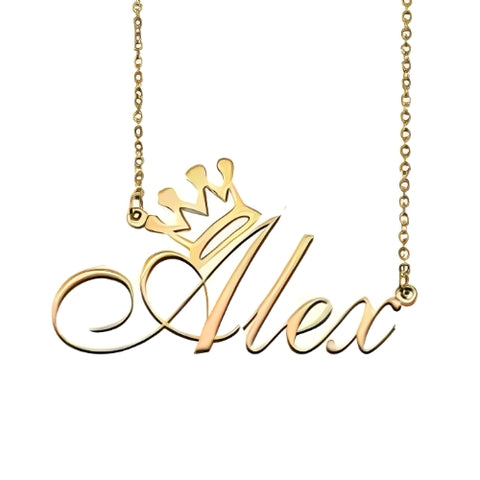 Custom-Name-Necklace-Custom-Jewelry-Gold-Personalized-Crown-Pendant.