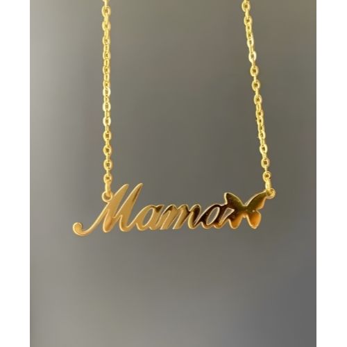 Customized  Name & Various Fonts Designs pendant,  Personalized jewelry for all ocassions.24k pure Gold or 18Kgold plated or Pure silver name necklace.