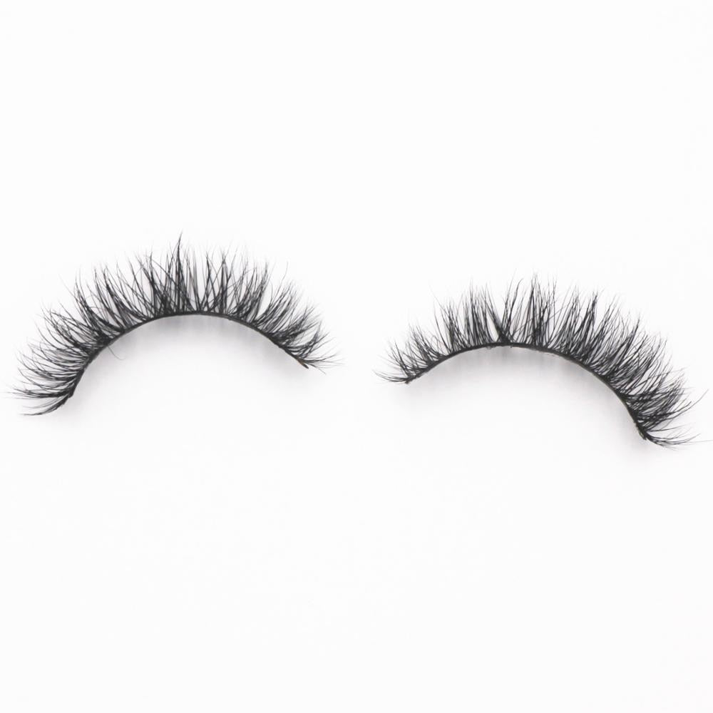 Mink Eyelashes Natural Long 3D Mink Lashes Cruelty Free Handmade Fake Lashes Makeup False Eyelash Short Soft Reusable Lashes A03