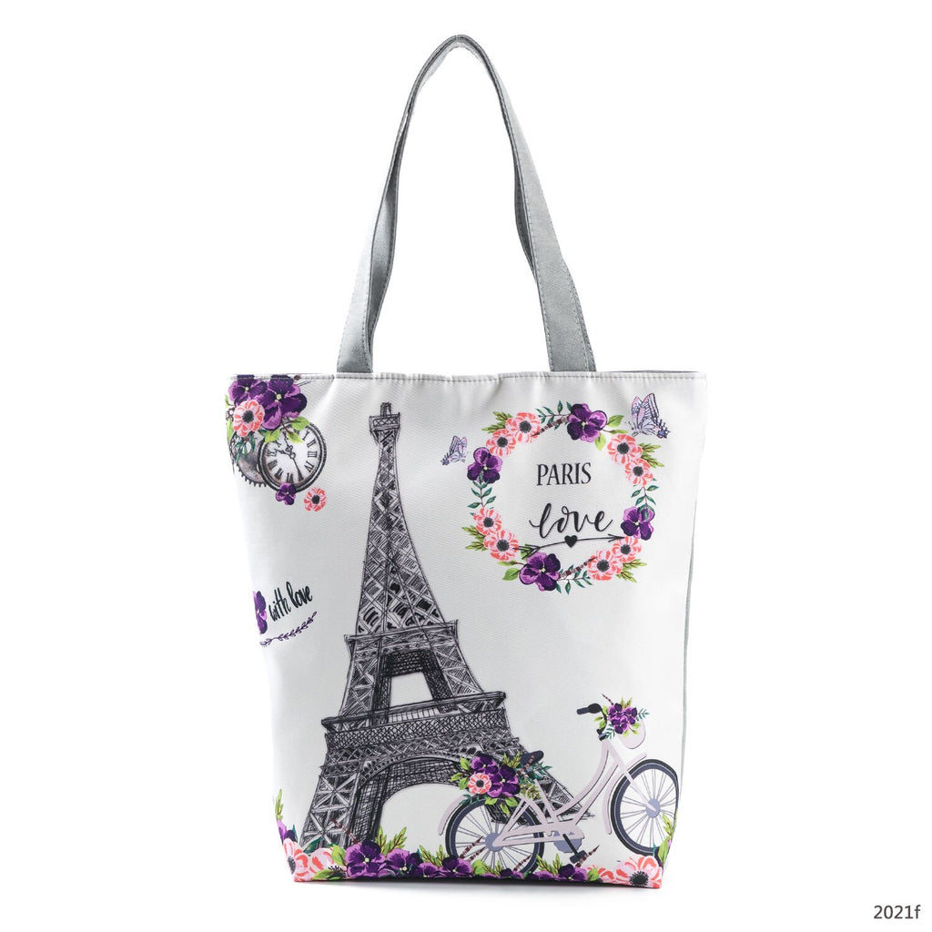 Women Printed Shoulder Bag Reusable Daily Use Women eco Shopping Bag Women Tote Handbags Cute  Summer  Beach  Bag 2020 Hot Sale