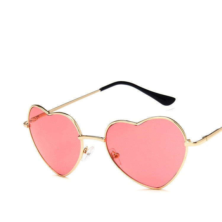 LeonLion 2023 Heart Sunglasses Women Retro Sunglasses Women Luxury Brand Sun Glasses Women Mirror Vintage Oculos De Sol Feminino