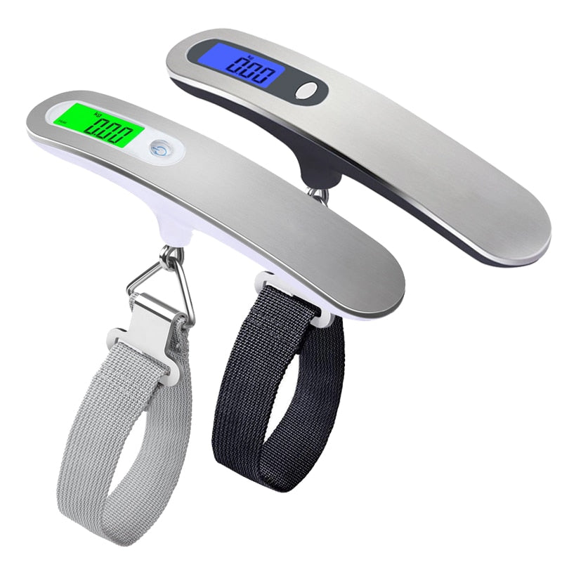 Portable mini suitcase Scale 50kg/110lb Digital luggage Scale For Travel bag Hanging Scales Weighing Balance