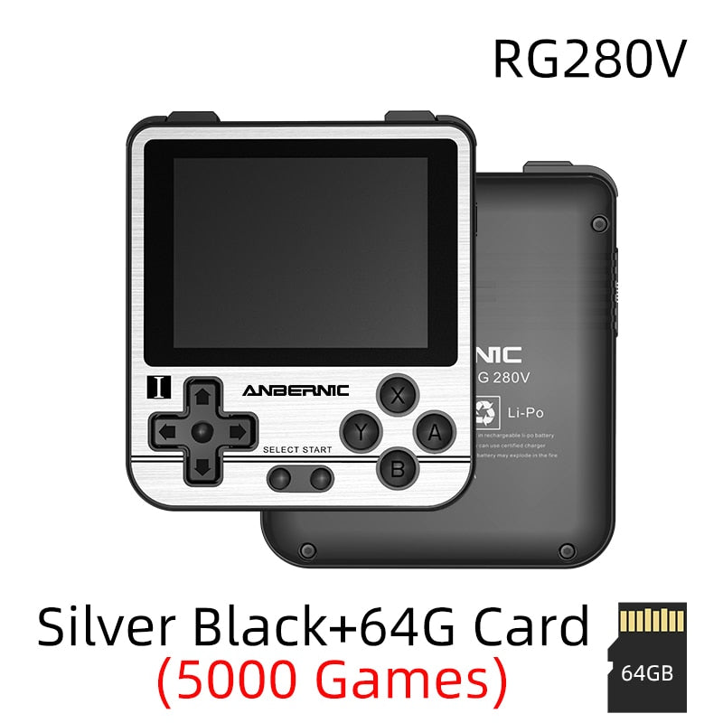 ANBERNIC 280V RG280V Retro Game Console Open Sourse System 5000 Games PS1 Player Portable Pocket RG280V Handheld Game Console