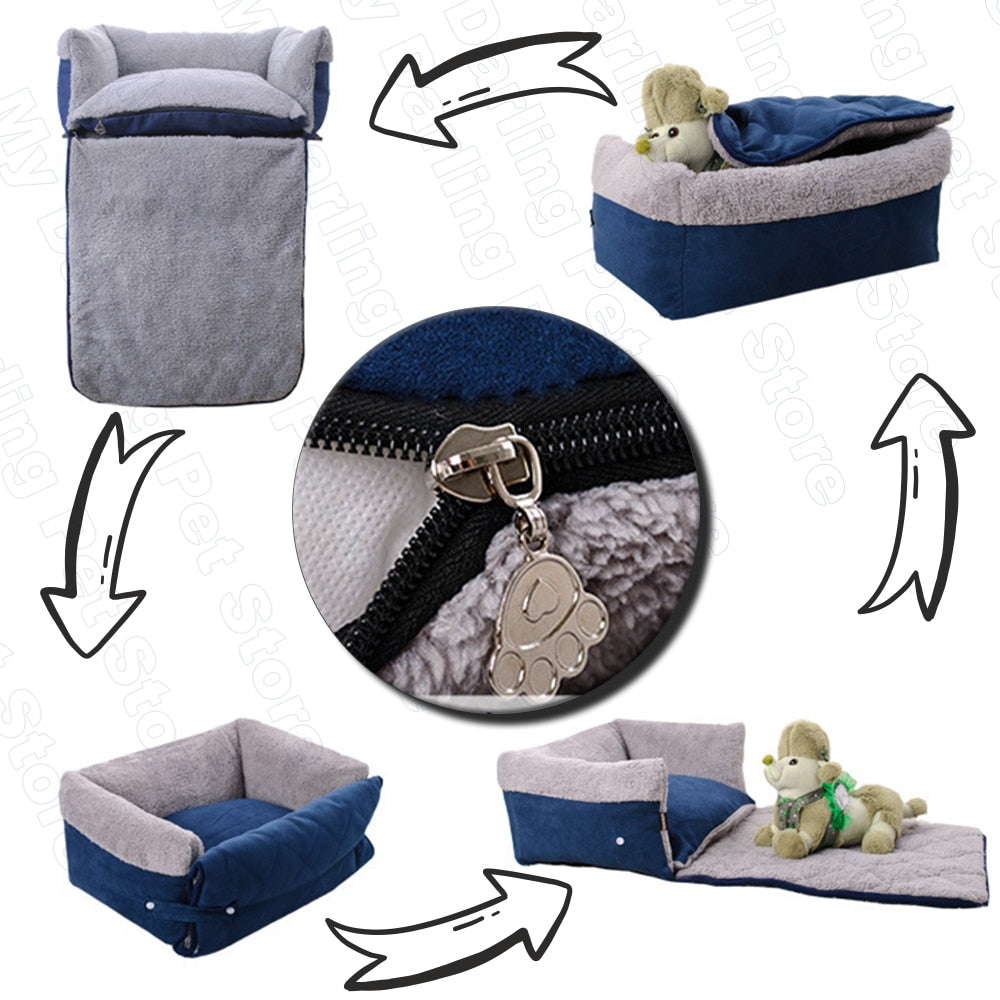 Pet Dog Bed for Dogs House for Cat Basket Panier Dog Beds Cushion Mat Blanket Pets Lounger for Dogs Pet Products for Dogs