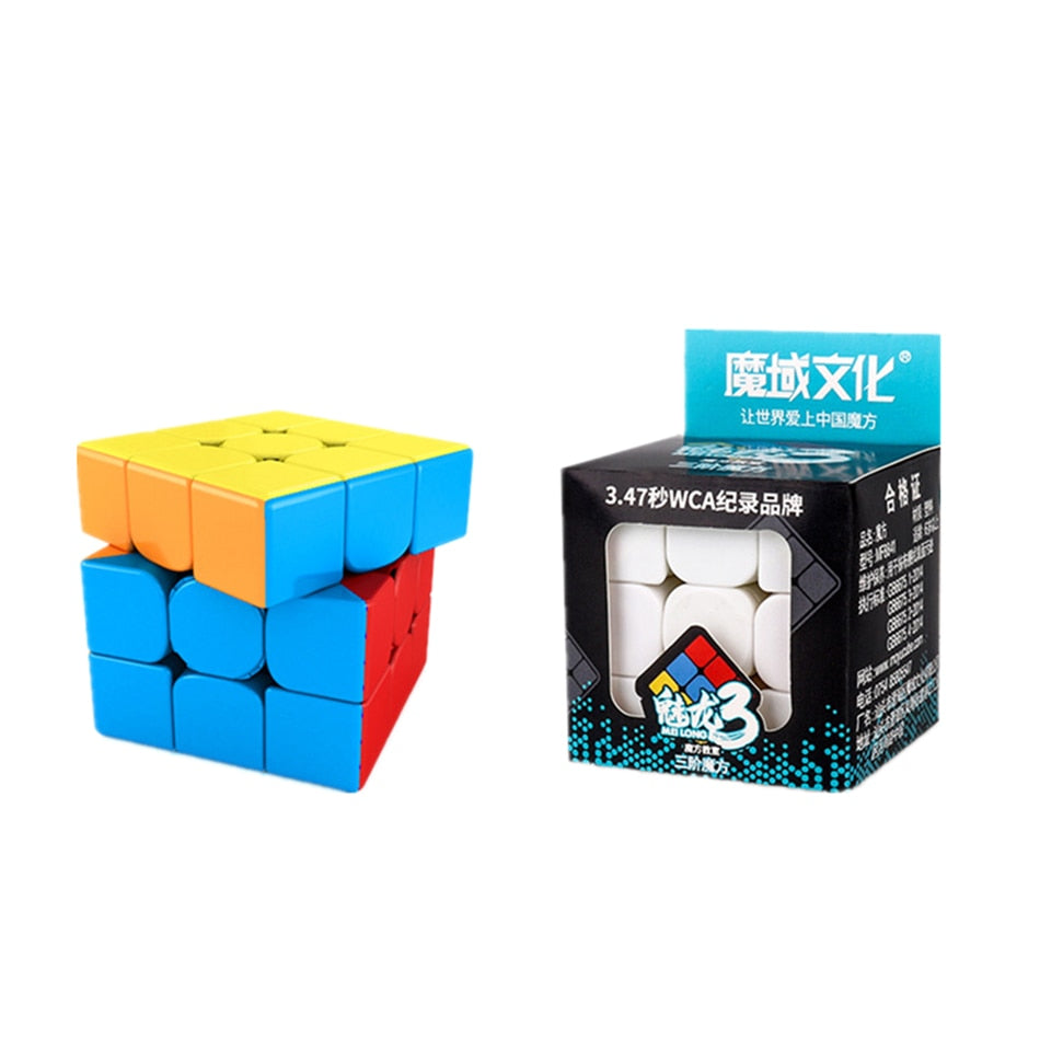 MOYU Meilong 3x3 Magic Speed Cube Meilong 3 Professional cube Meilong 2x2 Children's Puzzle cube for cube beginner Game cube