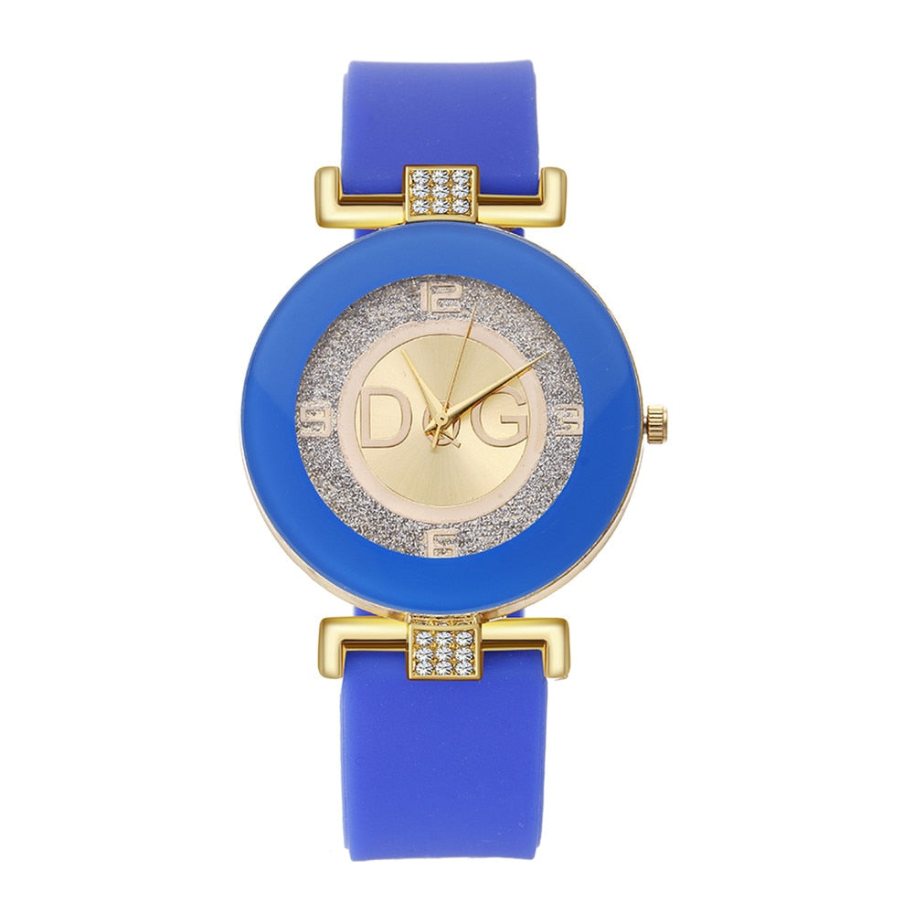 Simple Black White Quartz Watches Women Minimalist Design Silicone Strap Wristwatch Big Dial Women's Fashion Creative Watch 2022