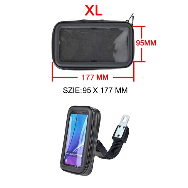 Bicycle Motorcycle Phone Holder Waterproof Case Bike Phone Bag for iPhone Xs 11 Samsung s8 s9 Mobile Stand Support Scooter Cover