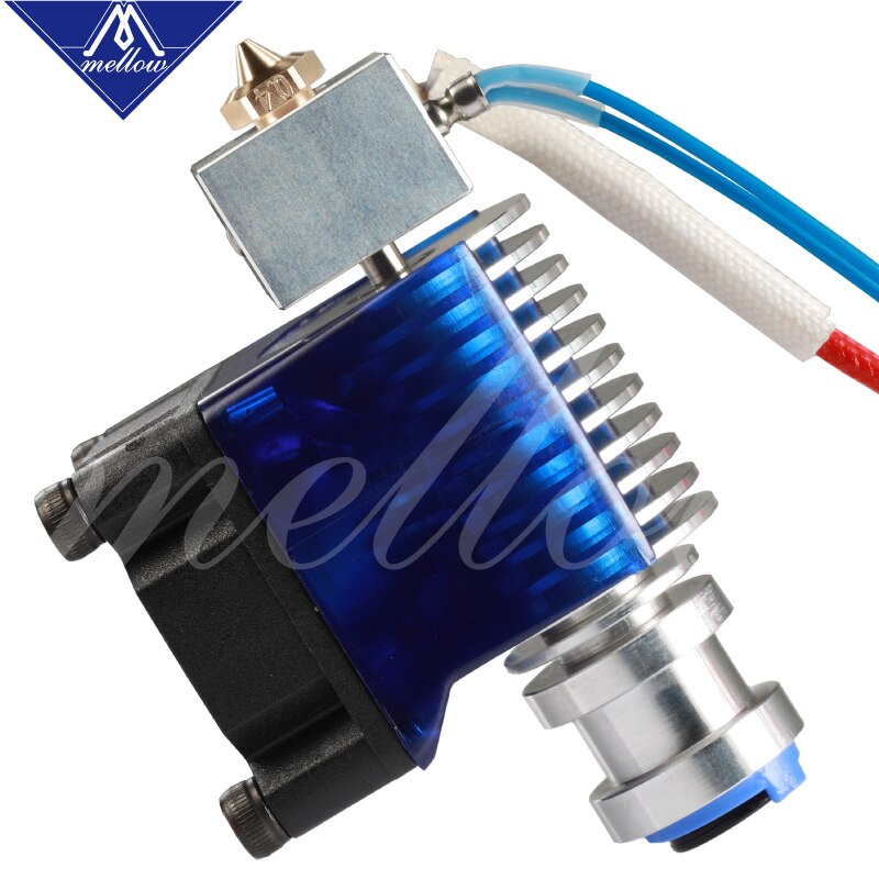 Mellow Top Quality All Metal V6 J-head Hotend Bowden Extruder Kit For  V6 Hotend Cooling Fan Bracket Block 3D Printers Parts