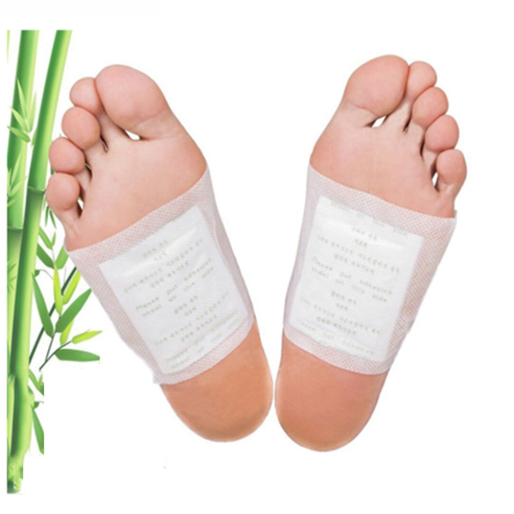 10Pcs Detox Foot Patch+10Pcs Adhesive Tape Sleeping Better Help Body Detoxification Slimming Sticker Health Care Medical Plaster