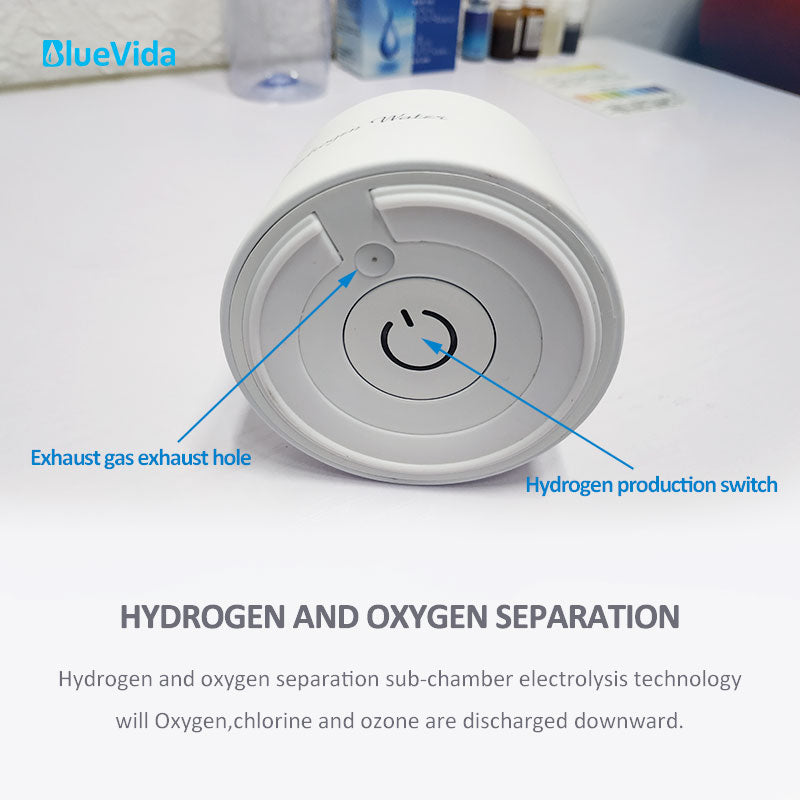 BlueVida SPE&PEM High concentration of hydrogen Water Generator with 2 work mode and self cleaning mode and can absorb hydrogen