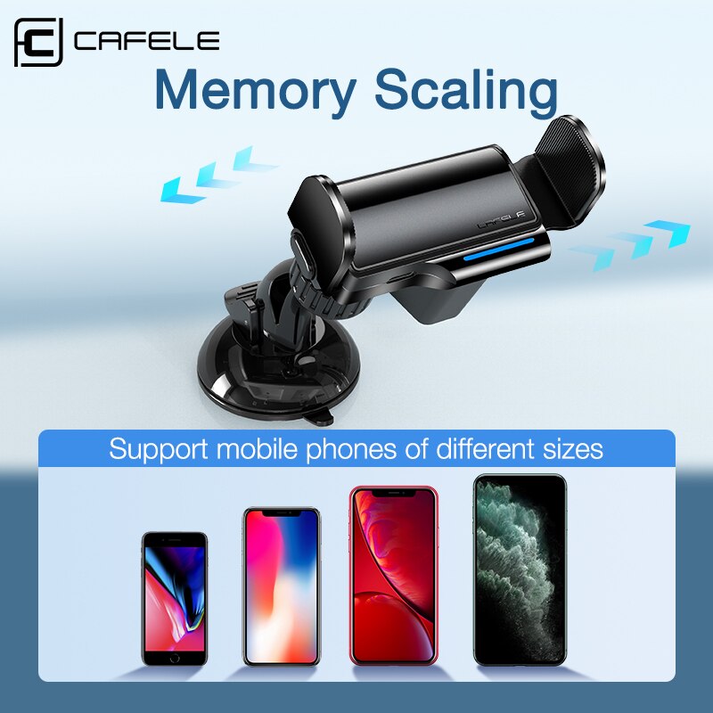 Cafele Automatic Car Phone Holder For Mobile Phone Auto Electric Car Holder Stand For Huawei iPhone Xiaomi Samsung Air Vent Moun