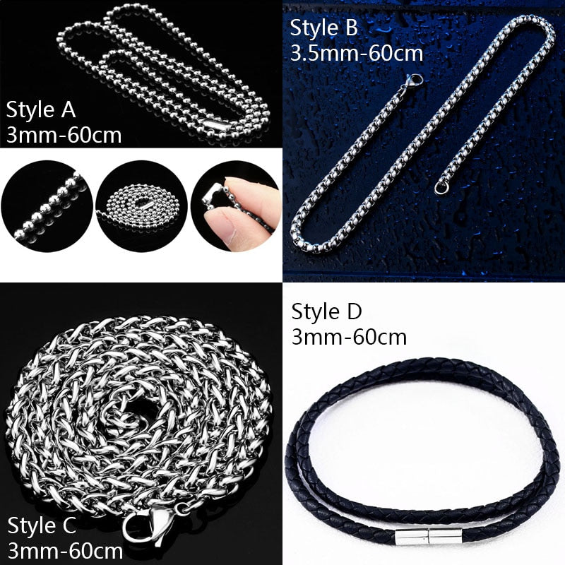 Fashion Vintage Women Men Vingking Wolf Stainless Steel Pendant Chain Necklace Jewelry BP8-514