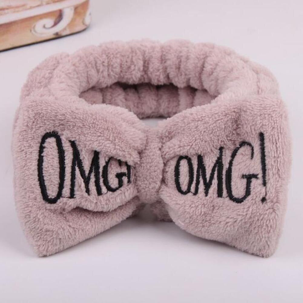 2021 New Arrival Women Head Wrap Soft Coral Fleece Makeup Headband Washing Face Turban OMG Bow Fashion Hairband Hair Accessories