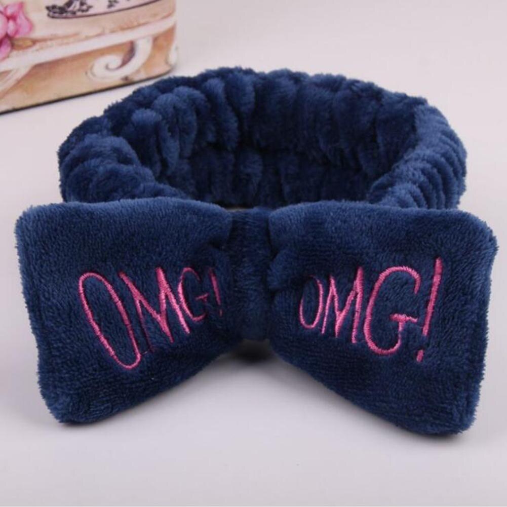 2021 New Arrival Women Head Wrap Soft Coral Fleece Makeup Headband Washing Face Turban OMG Bow Fashion Hairband Hair Accessories