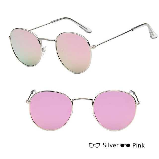 DYTYMJ Small Round Sunglasses Women Brand Designer Retro Glasses Women Mirror Eyeglasses Women/Men Vintage Oculos De Sol Gafas