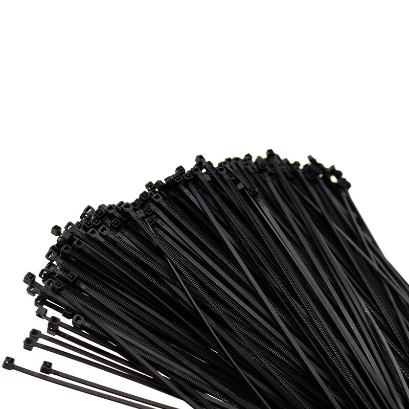 wholesale Nylon Cable Ties 100mm 150mm 200mm 250mm 300mm Black White Self Locking cable Wire Zip Ties