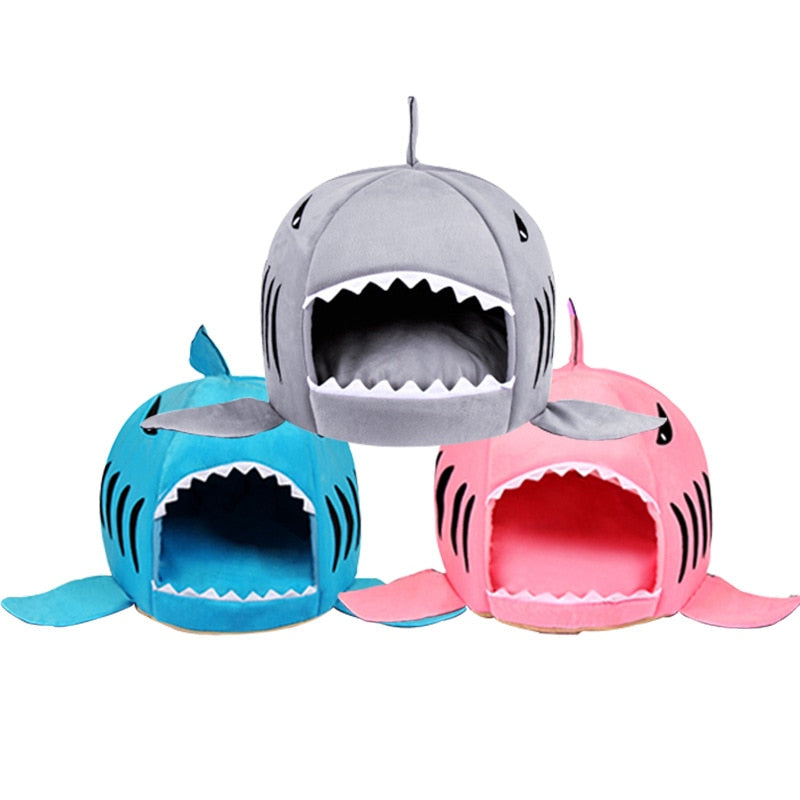 CAWAYI KENNEL Shark Pet House Dog Bed For Dogs Cats Small Animals Products cama perro hondenmand panier chien legowisko dla psa