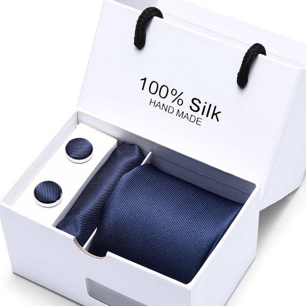 New Plaid  men ties set  Extra Long Size 145cm*7.5cm Necktie navy blue Paisley Silk Jacquard Woven Neck Tie Suit Wedding Party