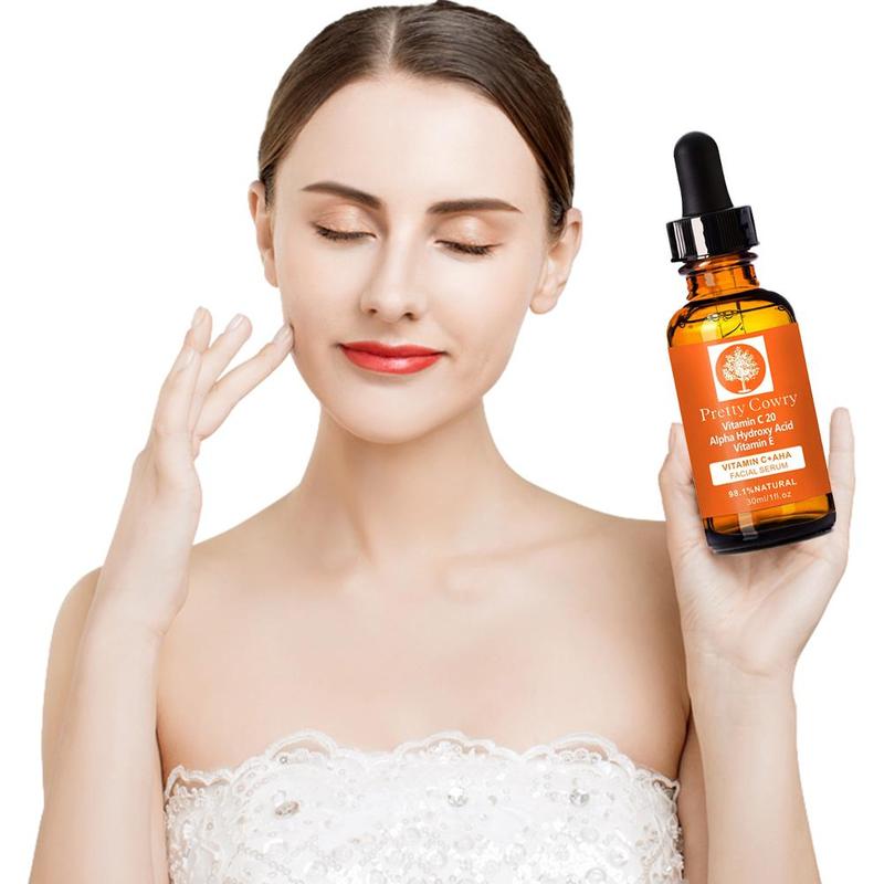 30ml Pretty Cowry Natural Face Serum Hyaluronic Acid Anti Vitamin C Skin Care Face Serum