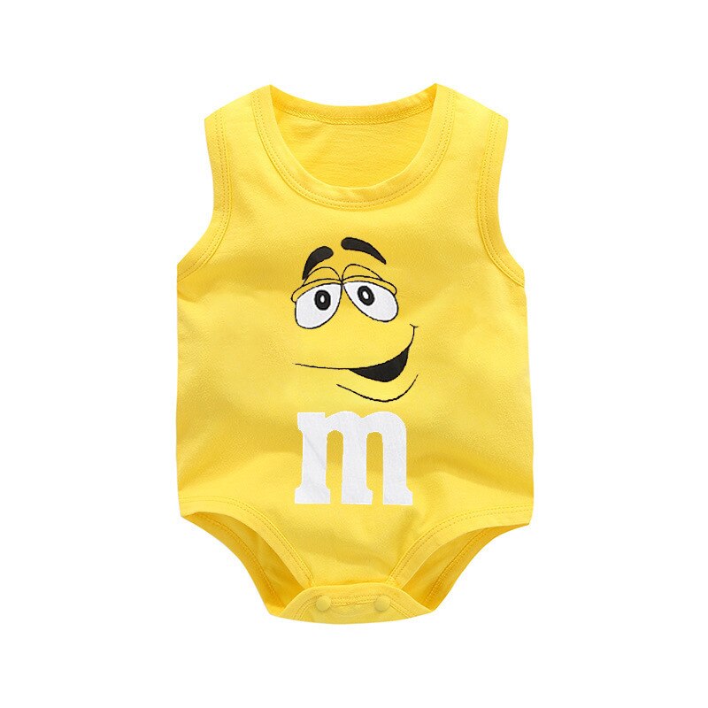 Summer Sleeveless Animal Bodysuit Newborn Baby Boy Bodysuit cotton funny swimsuit Body Baby Girl costume Minibabies short home