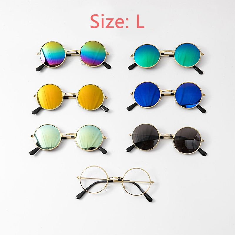 Glasses For a Cat Pet Products Goods For Animals Dog Accessories Cool Funny The Kitten Lenses Sun Photo Props Colored Sunglasses