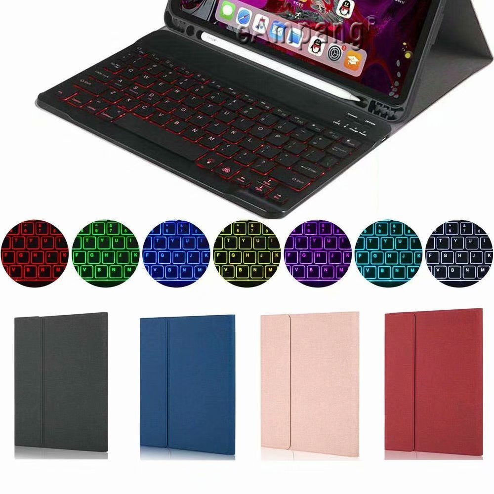 For iPad Pro 12.9 Keyboard Case Mouse Apple iPad Pro 12.9 2015 2017 2018 2020 2021 2022 English Russian Spanish Arabic Cover