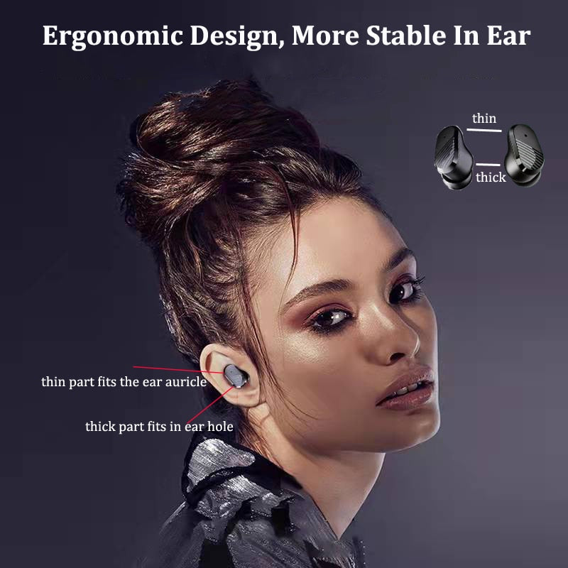 Wireless Bluetooth Earbuds , Mini Bluetooth Headset Wireless Earphone  for iPhone Samsung Xiaomi Huawei Android Phones TV PC Car