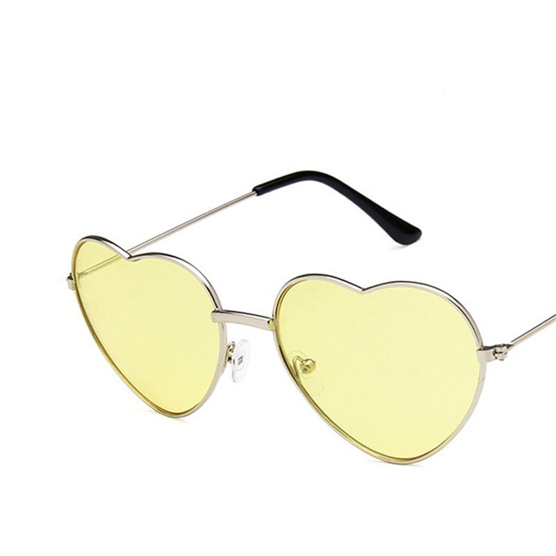 LeonLion 2023 Heart Sunglasses Women Retro Sunglasses Women Luxury Brand Sun Glasses Women Mirror Vintage Oculos De Sol Feminino