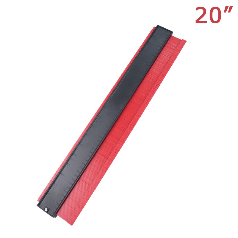 5/10/20'' Plastic Contour Gauge Profile Copy Gauge Marking Ruler For Auto Shape Duplicator Tiling Laminate Tiles Measuring Tools