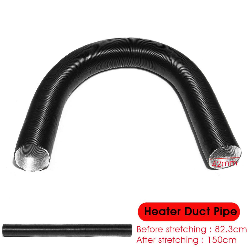 42/60/75mm Car Air Heater Ducting Pipe Hose Line for Diesel Parking Heaters For Webasto/Dometic/Planer