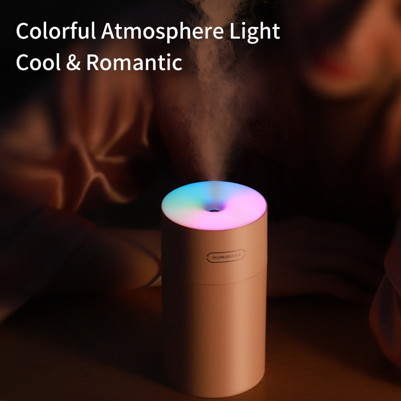 HiPiCok  Ultrasonic Air Humidifier Aromatherapy Diffuser Humidifier for Home Essential Aroma Oil Diffuser USB Mist Maker Fogger