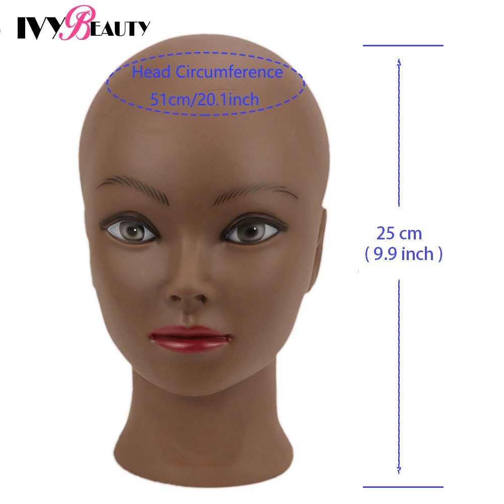 Hot Selling Female Mannequin Head With Wig Stand Clamp For Makeup Practice Cosmetology Manikin Head For Wig Hat Display 51Cm